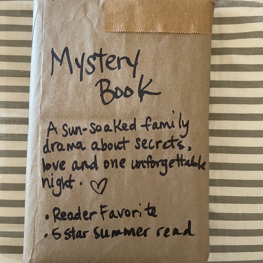 Mystery Book Wrapped in Brown Paper